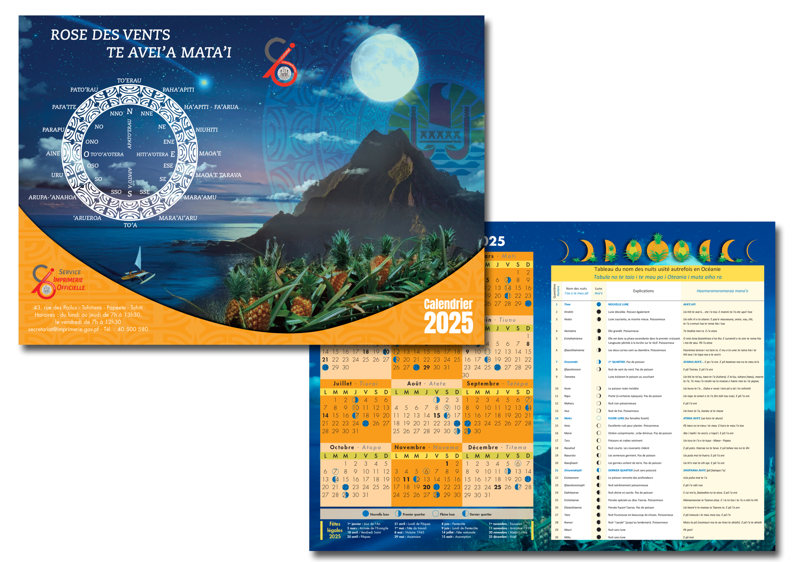 Calendrier 2025